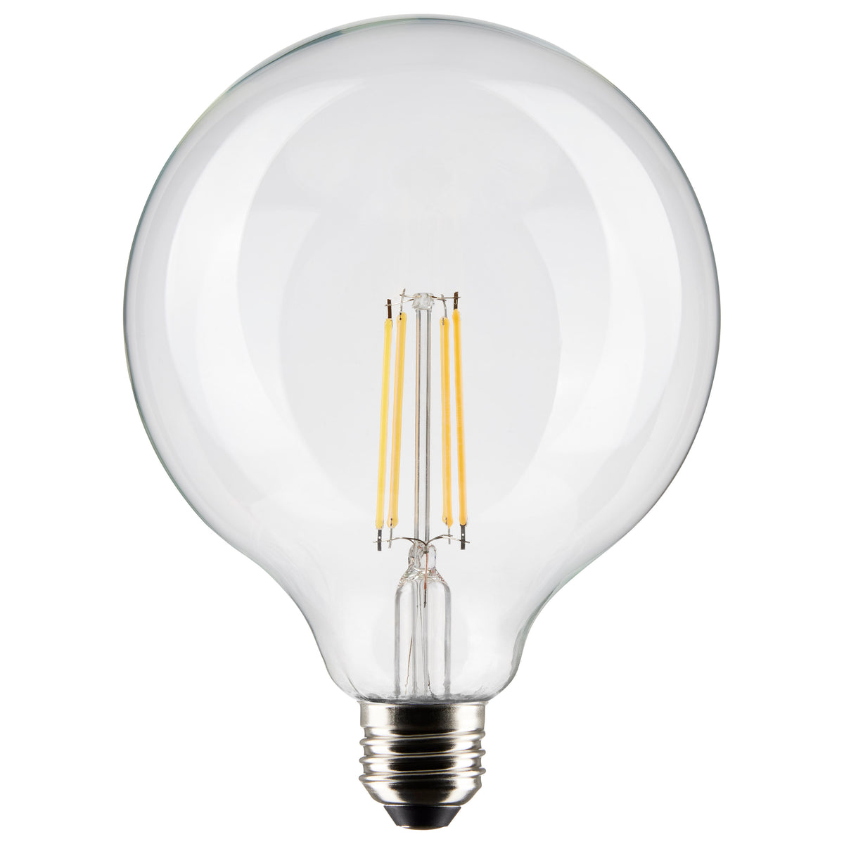 8 Watt G40 LED Filament - Clear - Medium base - 90 CRI - 3000K - 120 Volt for hospitality spaces and restaurants
