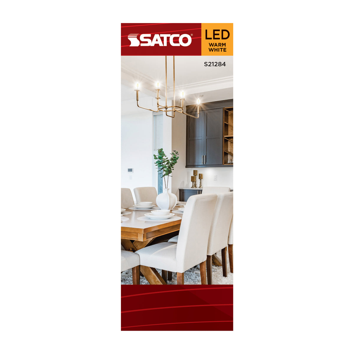 4 Watt B11 LED Filament - Clear - Medium base - 90 CRI - 2700K - 120 Volt