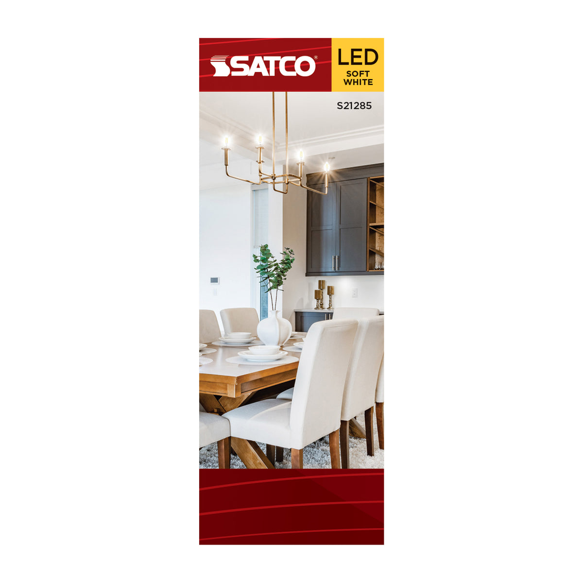 4 Watt B11 LED Filament - Clear - Medium base - 90 CRI - 3000K - 120 Volt