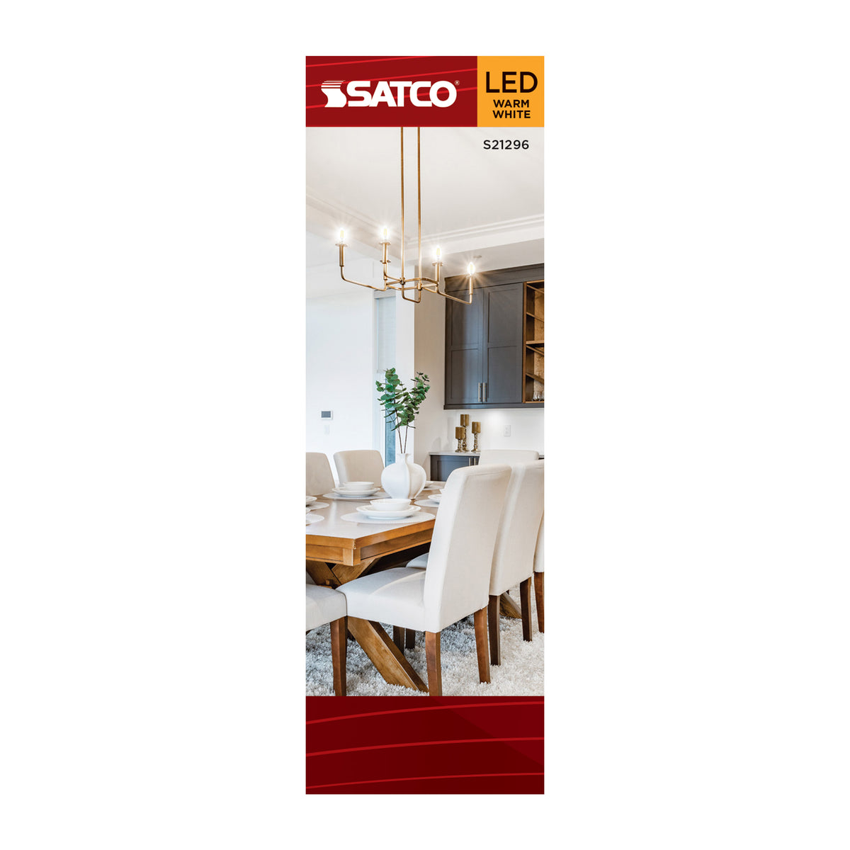 4 Watt CA10 LED Filament - Clear - Candelabra base - 90 CRI - 2700K - 120 Volt