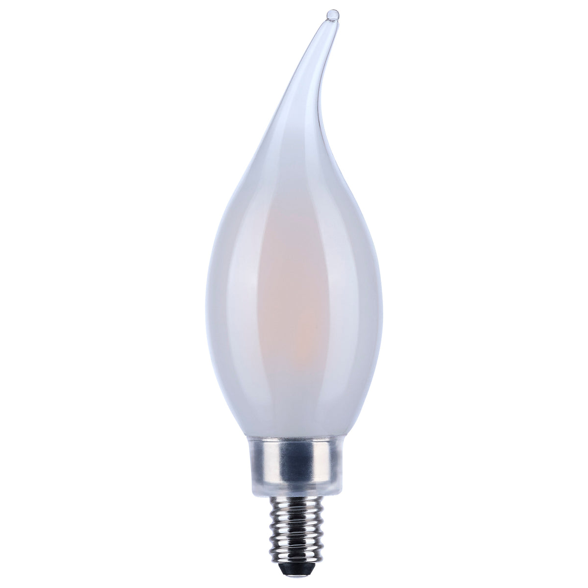 5.5 Watt CA10 LED Filament - Frost - Candelabra base - 90 CRI - 3000K - 120 Volt