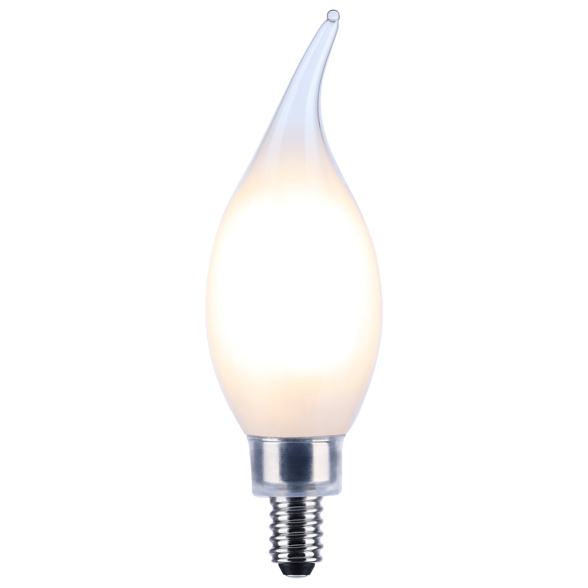 5.5 Watt CA10 LED Filament - Frost - Candelabra base - 90 CRI - 3000K - 120 Volt