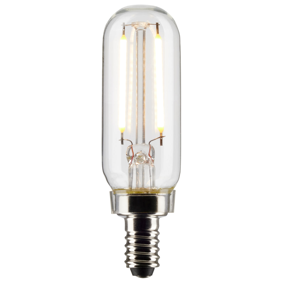 2.8 Watt T6 LED Filament - Clear - Candelabra base - 90 CRI - 4000K - 120 Volt