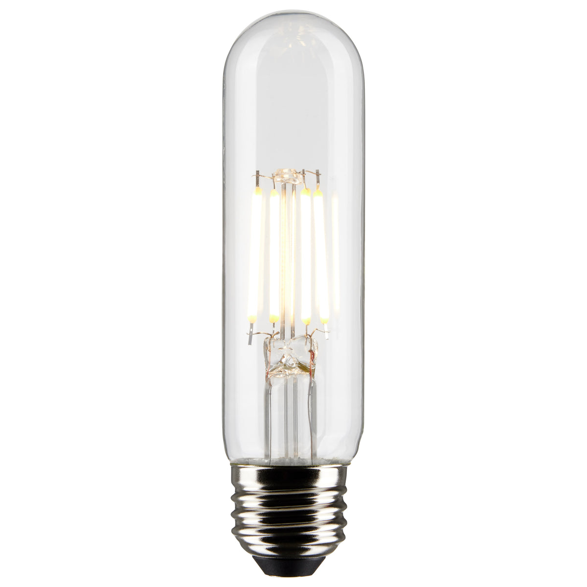 5.5 Watt T10 LED Filament - Clear - Medium base - 90 CRI - 3000K - 120 Volt