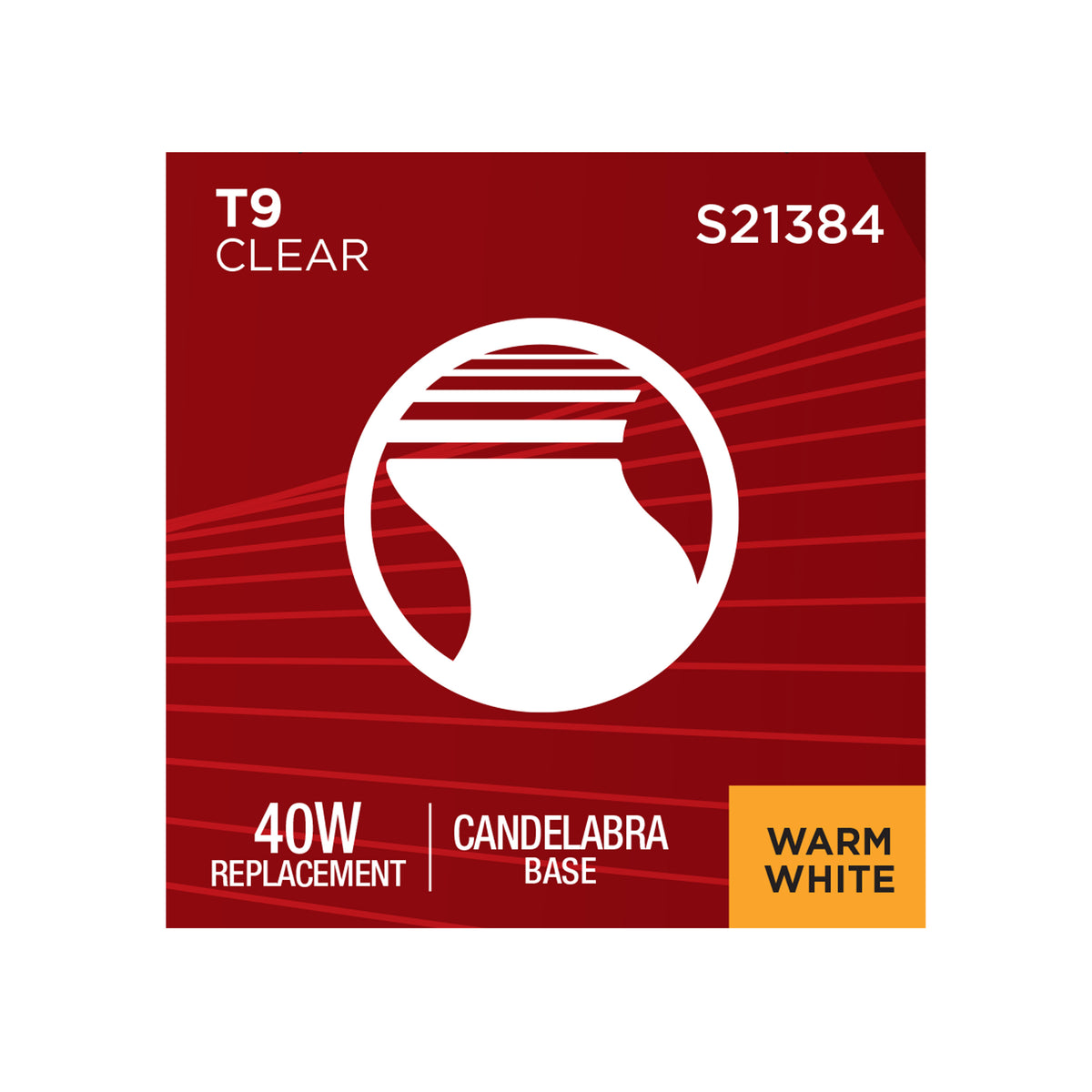 5 Watt T9 LED - 2700K CCT - Candelabra Base - Dimmable - 120 Volt