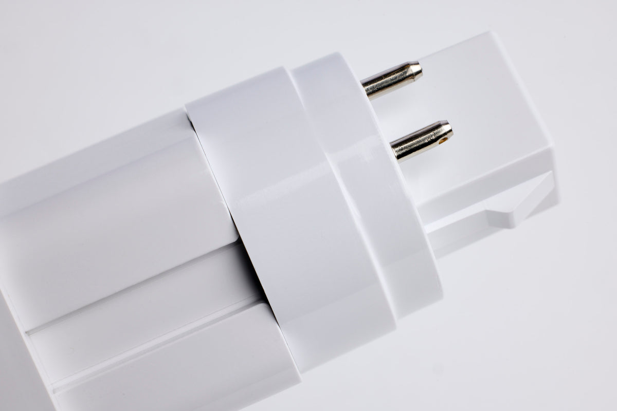 9 Watt PL 4-Pin LED - 1100 Lumens - G24q Base - CCT Selectable - White Finish - 120-277 Volts