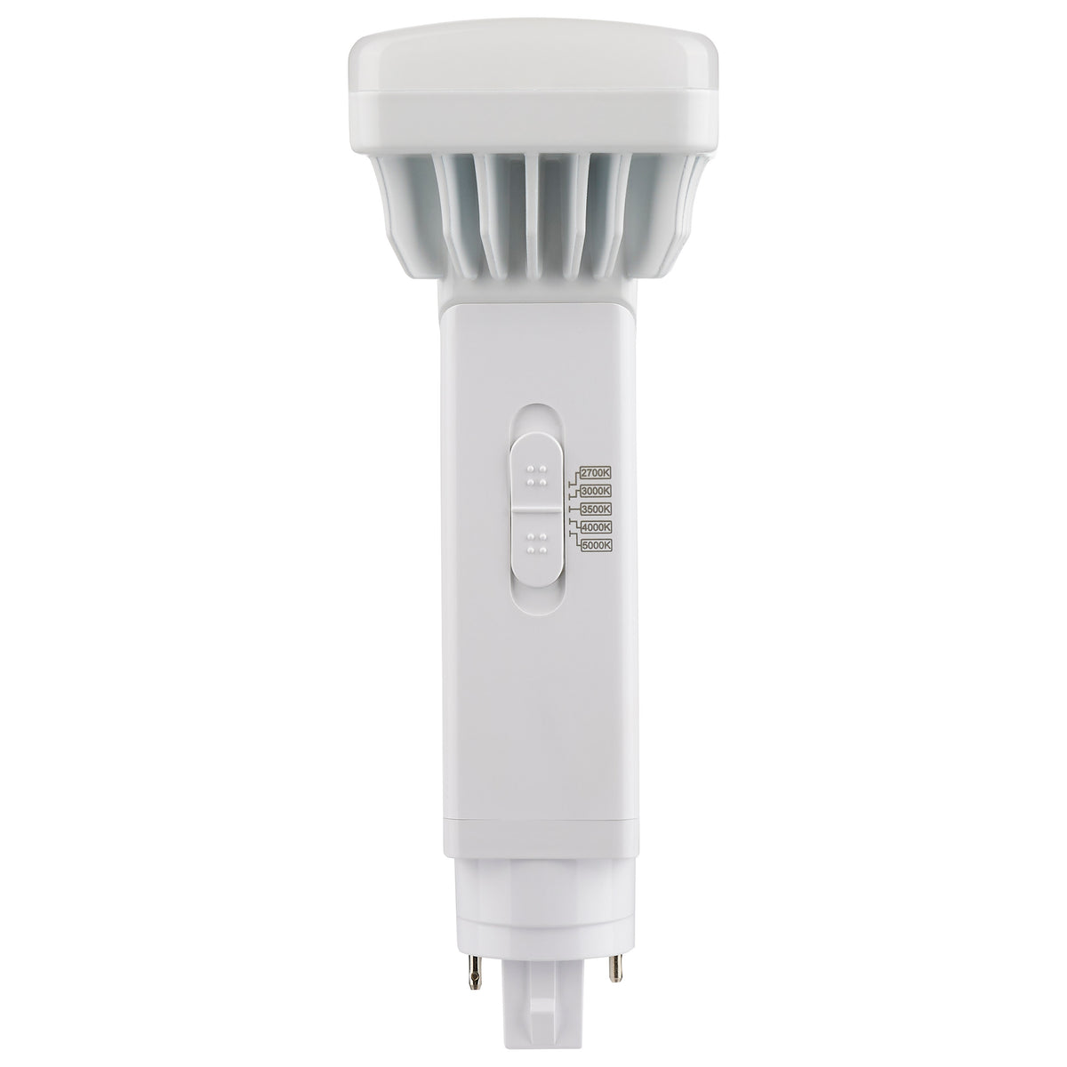 9 Watt PL 2-Pin LED - 1100 Lumens - G24d Base - Selectable - White Finish - 120-277 Volts lighting product
