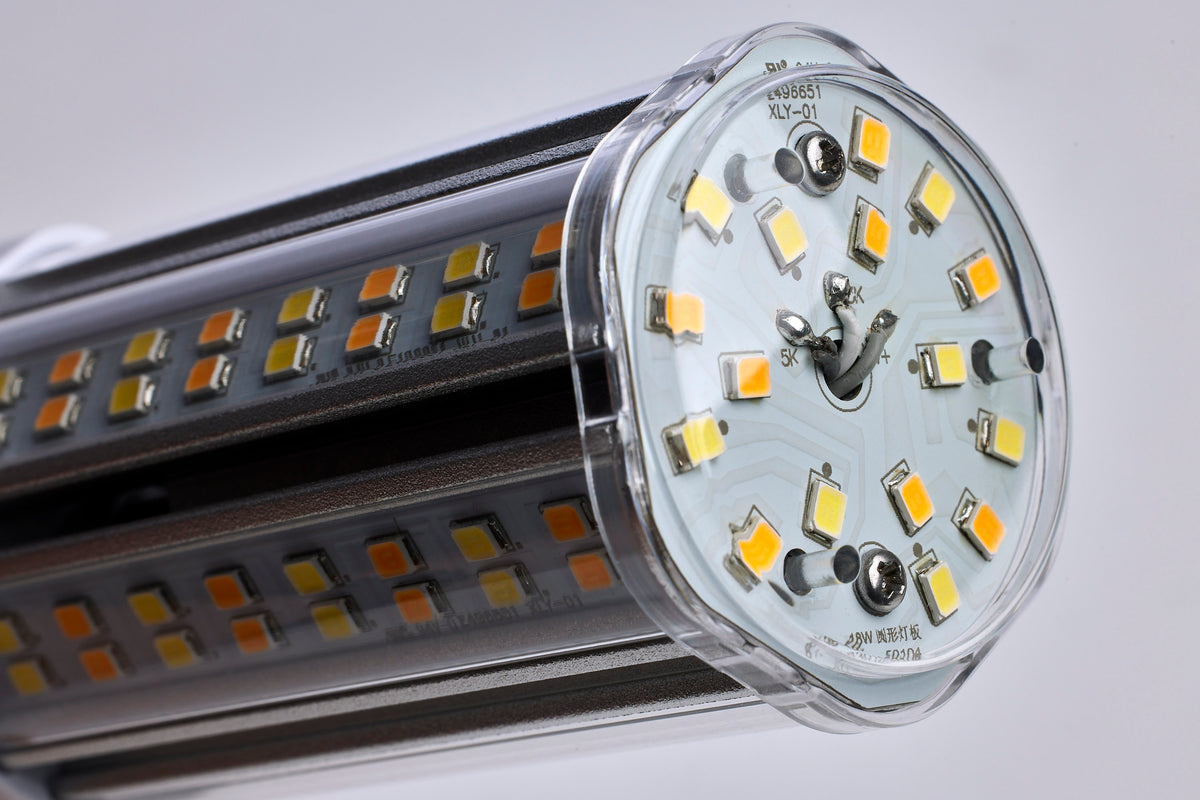 14 Watt LED PL - CCT Selectable - Lumens Selectable - Type B - Ballast Bypass - White Finish - 120-277 Volt