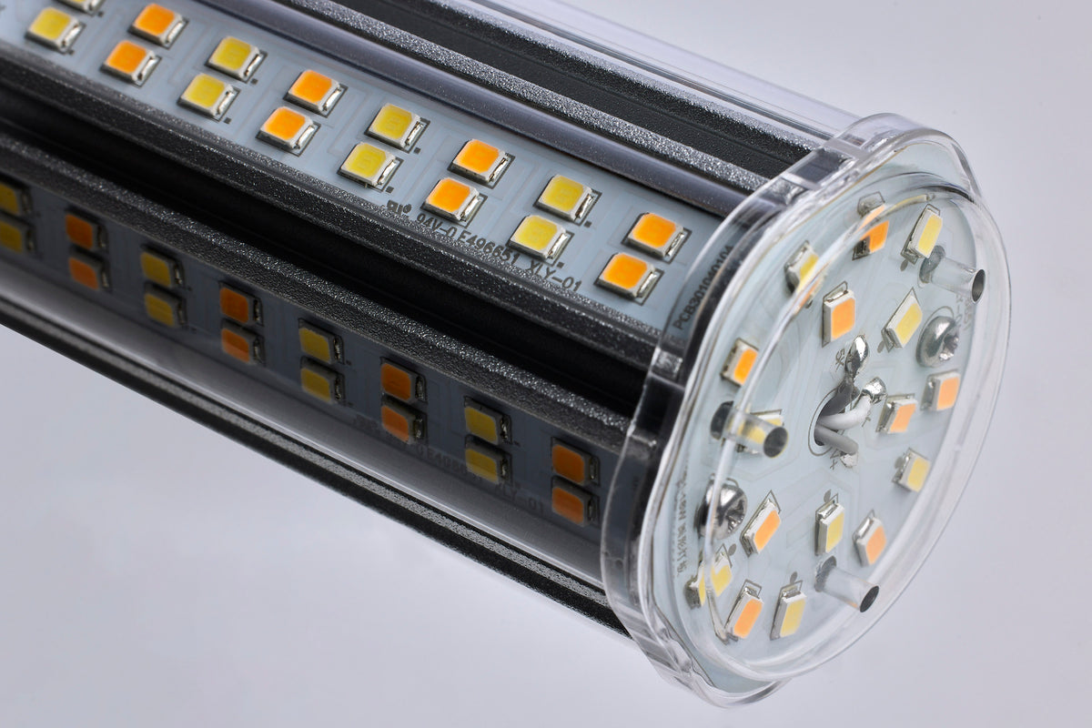 14 Watt LED PL - CCT Selectable - Lumens Selectable - Type B - Ballast Bypass - White Finish - 120-277 Volt