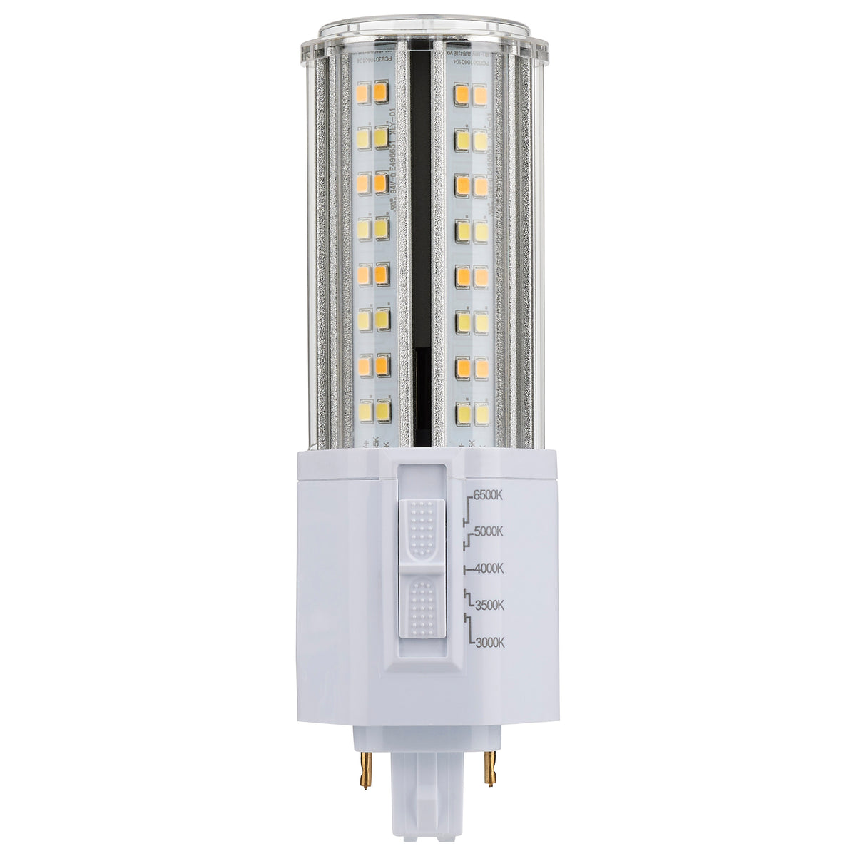 18 Watt LED PL - Selectable - Lumens Selectable - Type B - Ballast Bypass - White Finish - 120-277 Volt for ceiling fixtures
