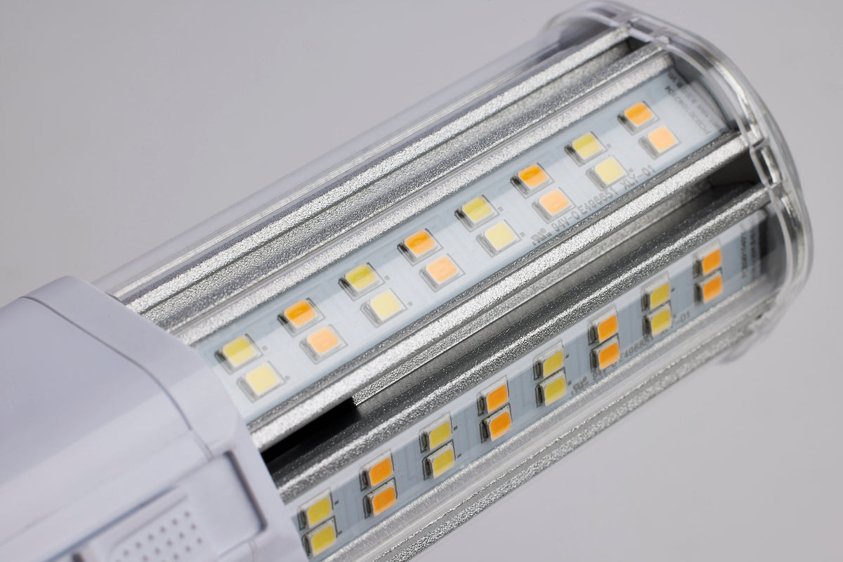 18 Watt LED PL - CCT Selectable - Lumens Selectable - Type B - Ballast Bypass - White Finish - 120-277 Volt