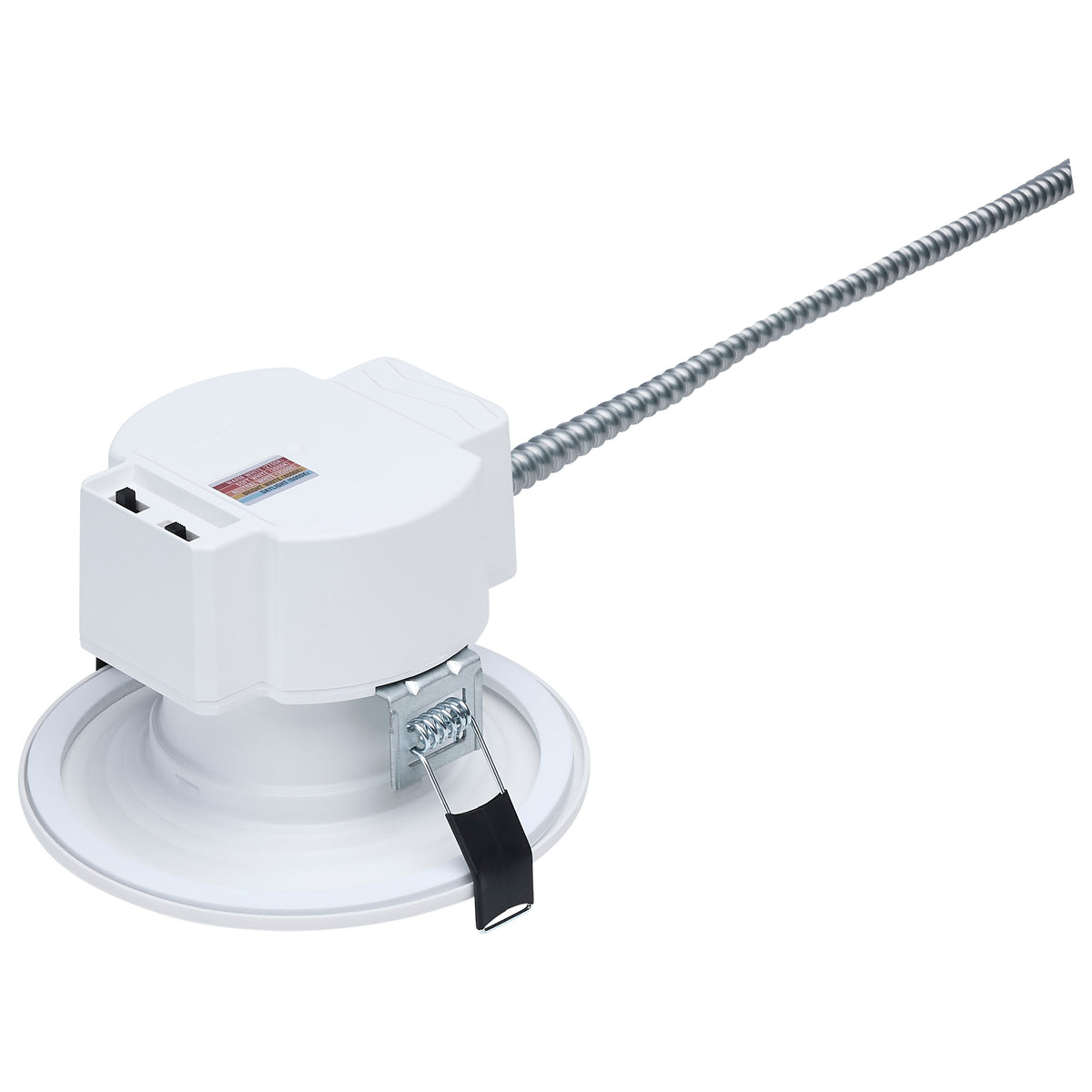 Plus Series Commercial LED Downlight - 4 Inch Round - 13.5W/12W/10.7W Wattage Selectable - 2700K/3000K/3500K/4000K/5000K CCT Selectable - 120-347 Volt - Dual Dimming - Color trim accessories available