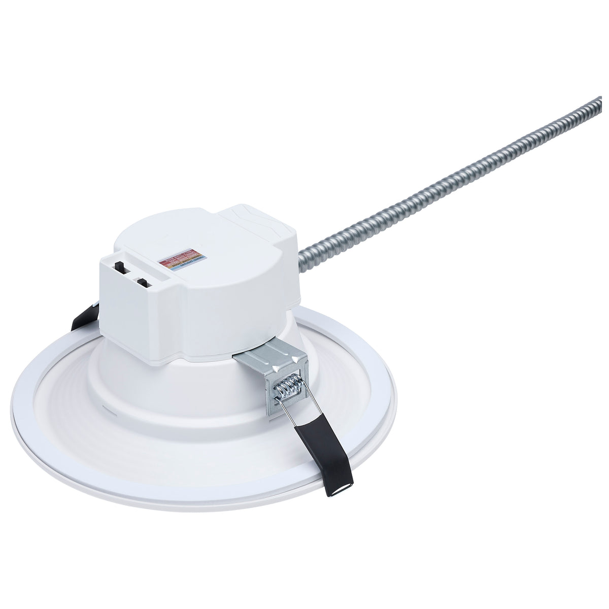 Plus Series Commercial LED Downlight - 8 Inch Round - 25.5W/22.5W/17.2W Wattage Selectable - 2700K/3000K/3500K/4000K/5000K CCT Selectable - 120-347 Volt - Dual Dimming - Color trim accessories available