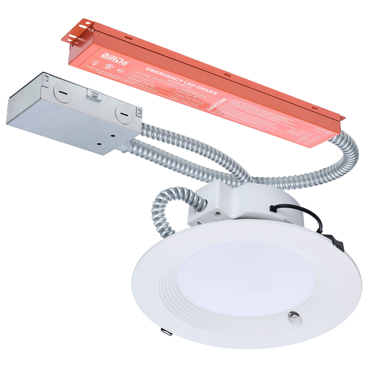 Plus Series Commercial LED Downlight - 8 Inch Round - 28W/25W/20W Wattage Selectable - 2700K/3000K/3500K/4000K/5000K
