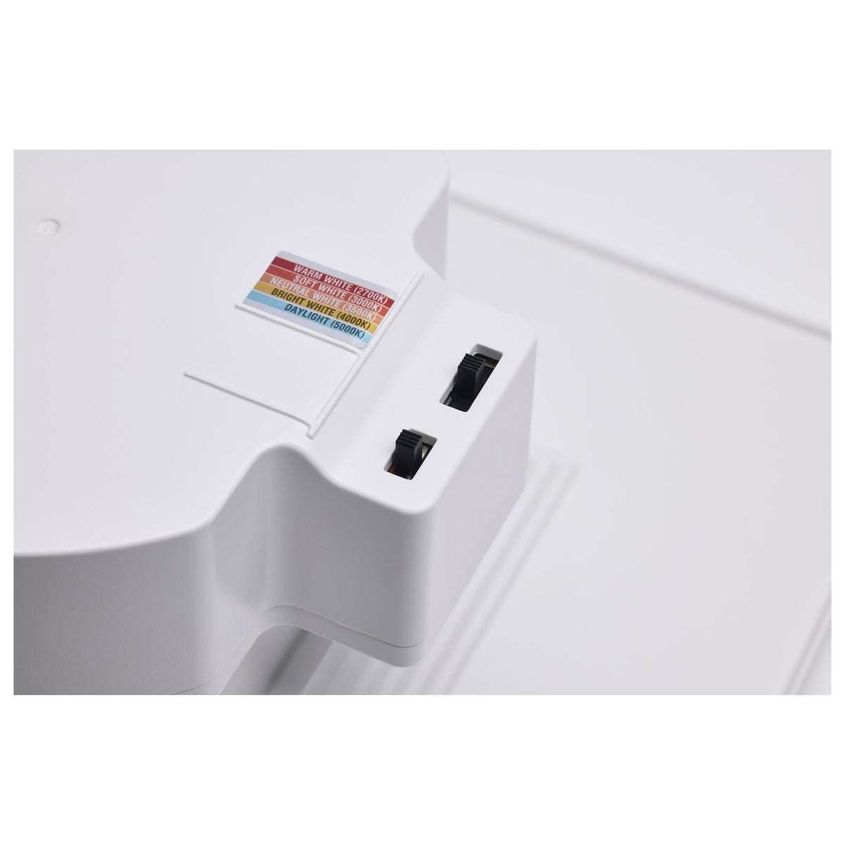 Plus Series Commercial LED Downlight - 4 Inch Square - 13.5W/12W/10.7W Wattage Selectable - 2700K/3000K/3500K/4000K/5000K CCT Selectable - 120-347 Volt - Dual Dimming - Color trim accessories available