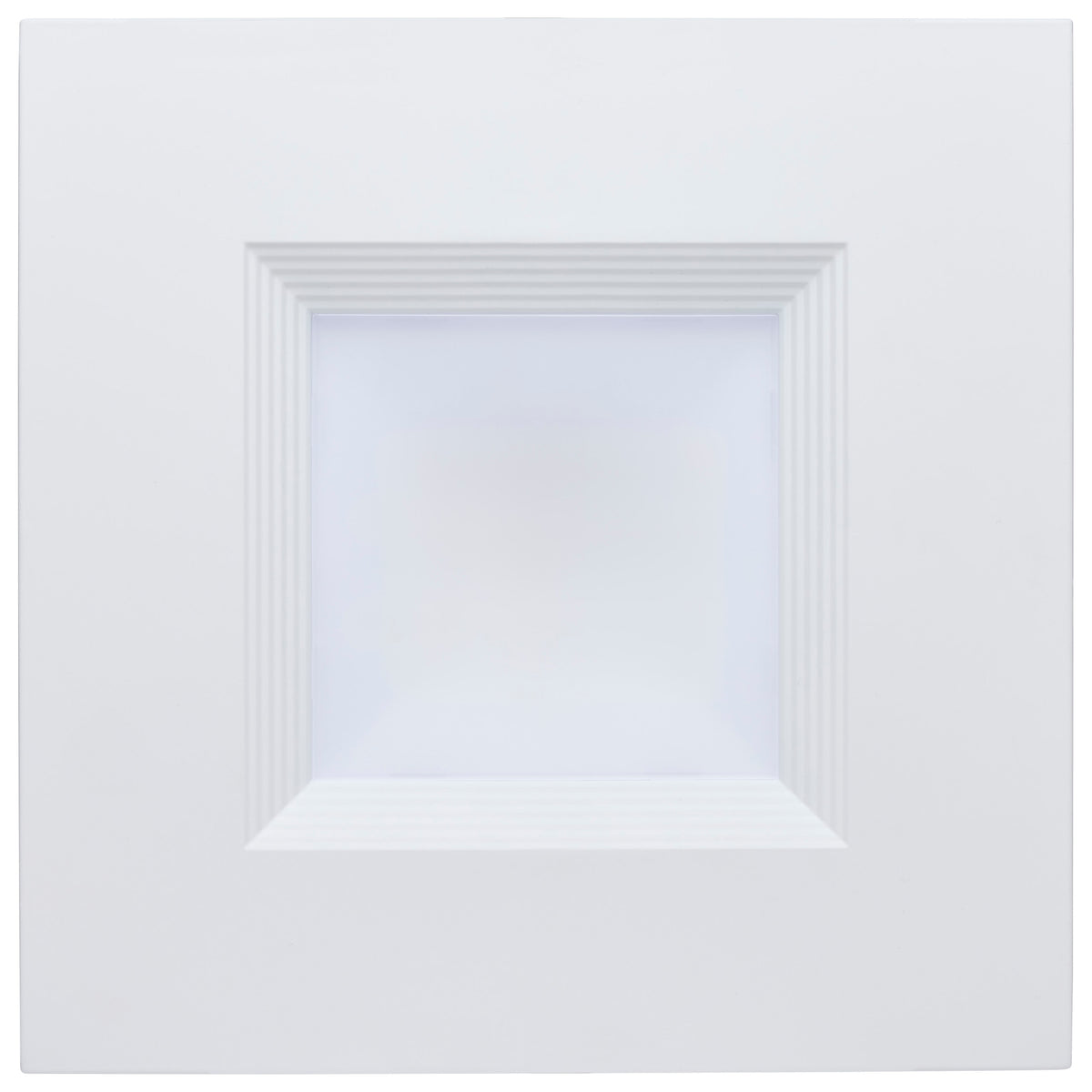 Plus Series Commercial LED Downlight - 8 Inch Square - 25.5W/22.5W/17.2W Wattage Selectable - 2700K/3000K/3500K/4000K/5000K CCT Selectable - 120-347 Volt - Dual Dimming - Color trim accessories available