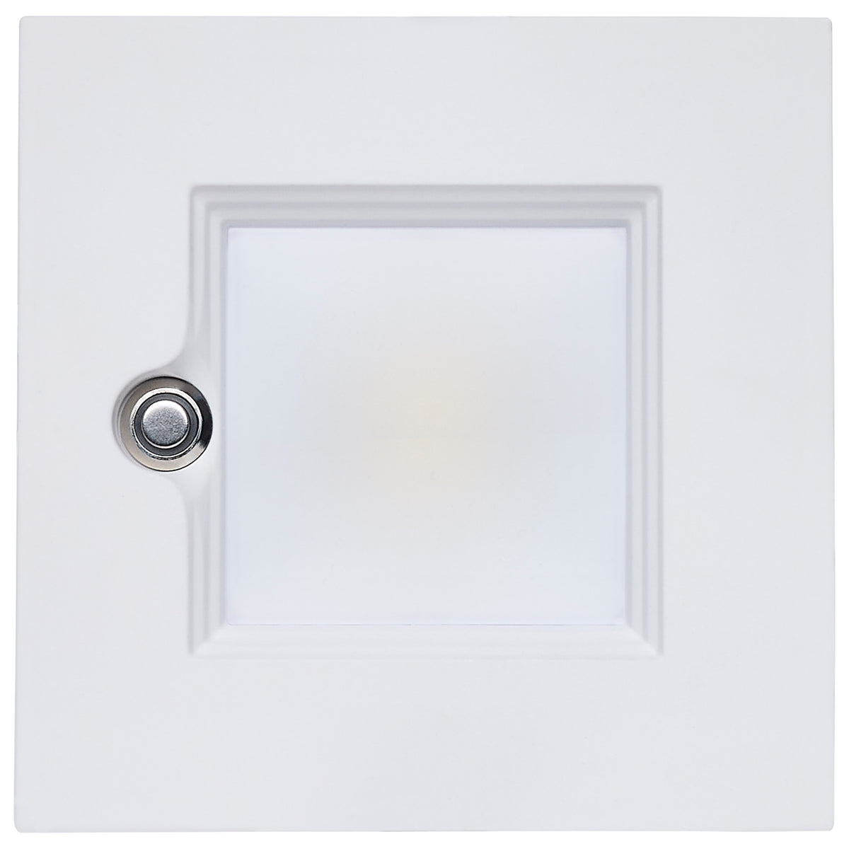 Plus Series Commercial LED Downlight - 4 Inch Square - 14.6W/13.6W/12.4W Wattage Selectable - 2700K/3000K/3500K/4000K/5000K CCT Selectable - Integrated Emergency Driver - 120-347 Volt - Dual Dimming - Color trim accessories available