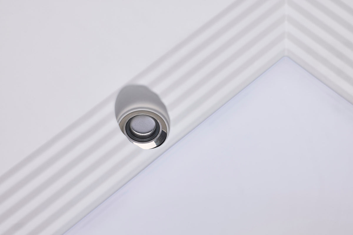 Plus Series Commercial LED Downlight - 6 Inch Square - 20.5W/18.2W/16.3W Wattage Selectable - 2700K/3000K/3500K/4000K/5000K CCT Selectable - Integrated Emergency Driver - 120-347 Volt - Dual Dimming - Color trim accessories available