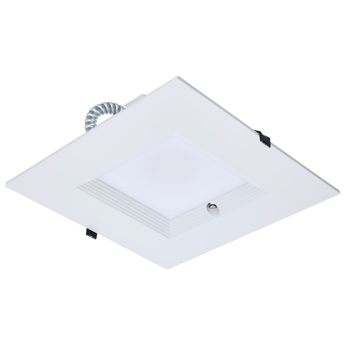 Plus Series Commercial LED Downlight - 10 Inch Square - 38W/31W/26W Wattage Selectable - 2700K/3000K/3500K/4000K/5000K CCT Selectable - Integrated Emergency Driver - 120-277 Volt - Dual Dimming - Color trim accessories available