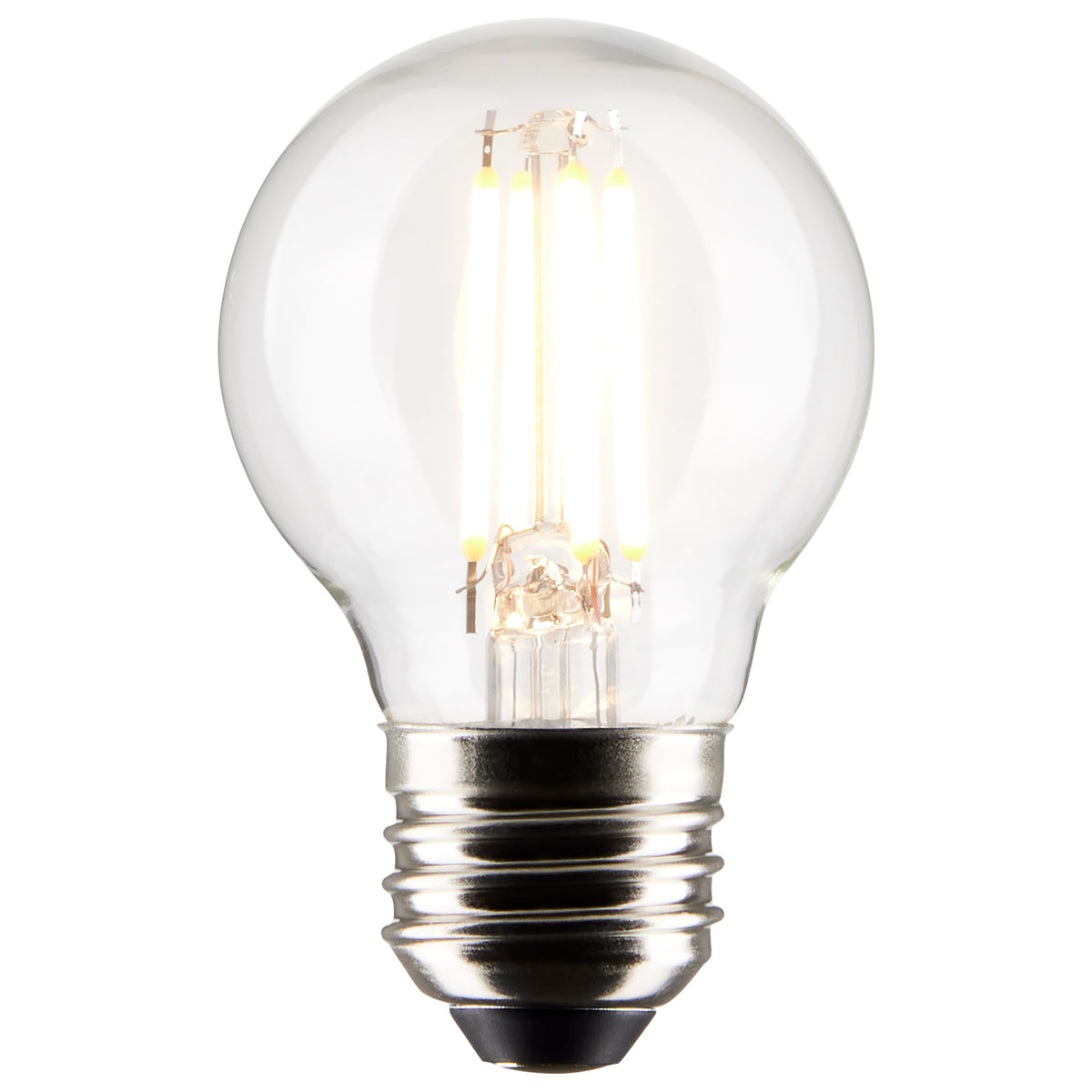 4 Watt G16.5 LED Filament - Clear - Medium Base - 2700K - 350 Lumens - 120 Volt - 2-Pack