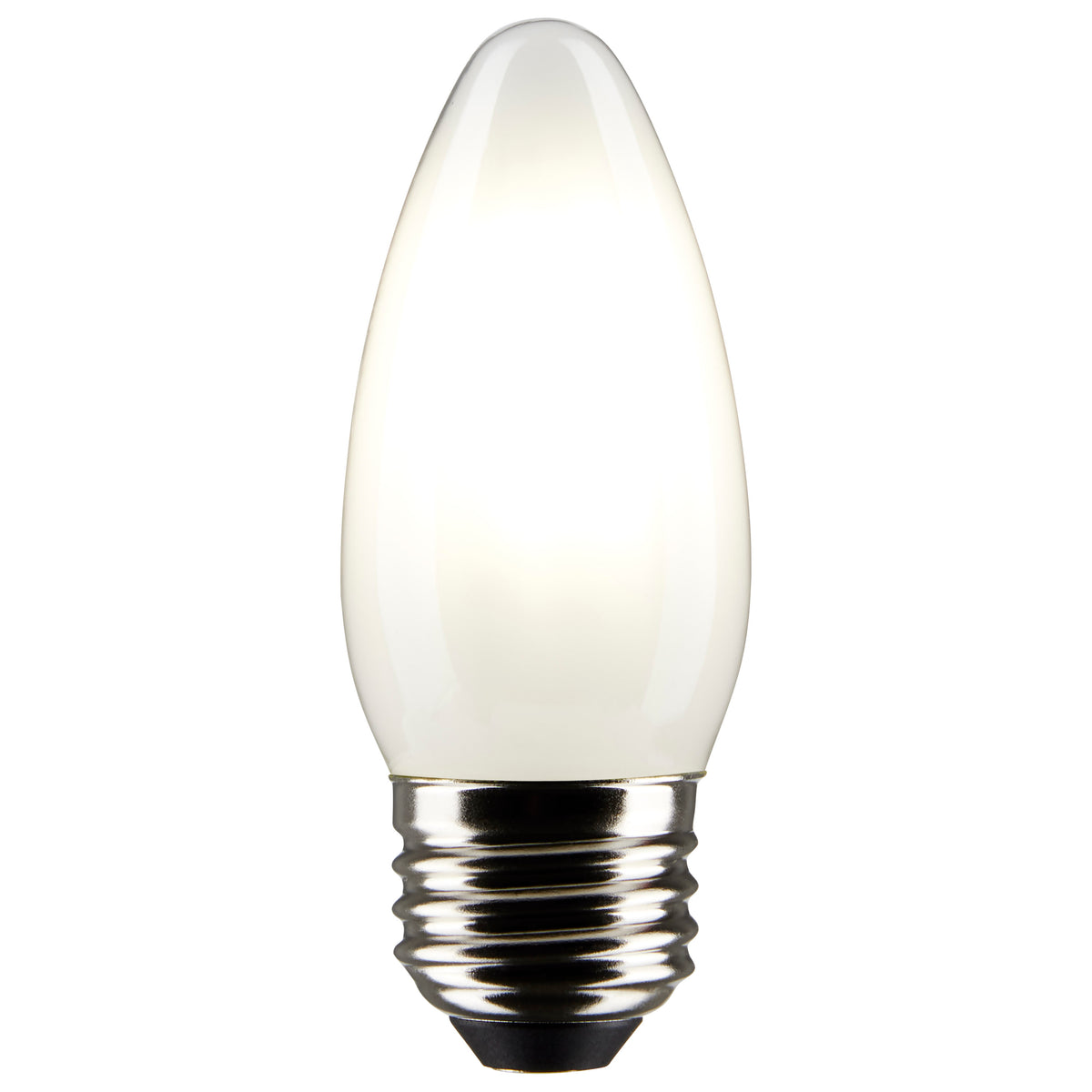 4 Watt B11 LED Filament - Frosted - Medium Base - 2700K - 350 Lumens - 120 Volt - 2-Pack