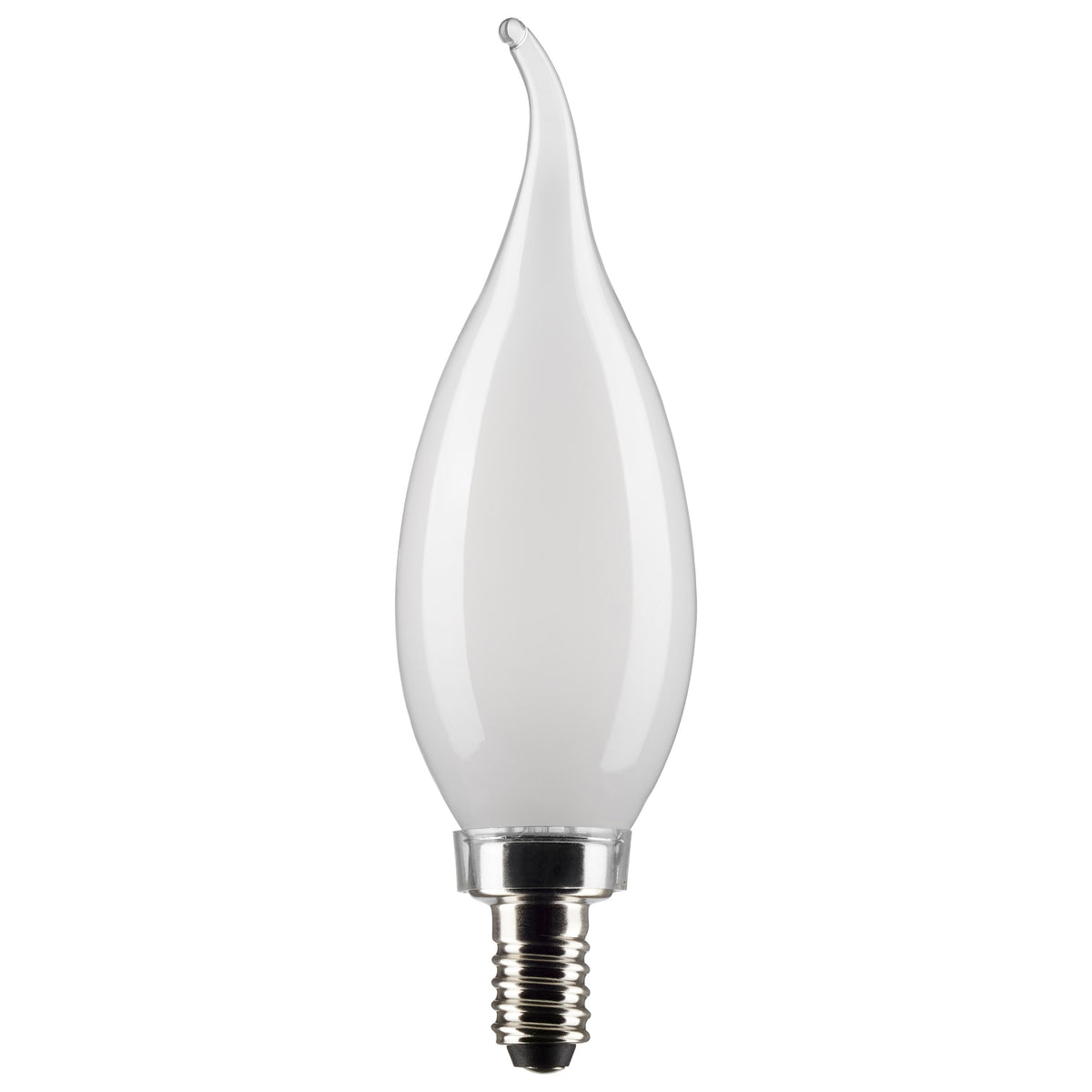 5.5 Watt CA10 LED Filament - Frosted - Candelabra Base - 2700K - 500 Lumens - 120 Volt - 2-Pack