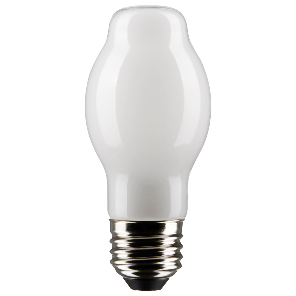 8 Watt BT15 LED Filament - White - Medium Base - 2700K - 800 Lumens - 120 Volt for commercial spaces and hospitality spaces