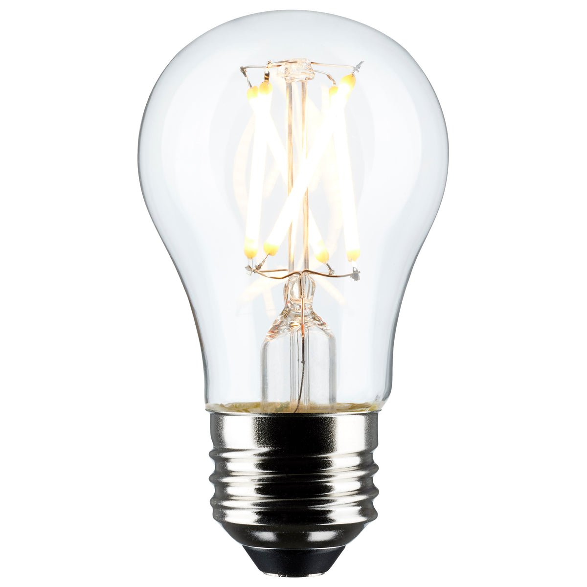5.5 Watt A15 LED Filament - Clear - Medium Base - 2700K - 450 Lumens - 2-Pack