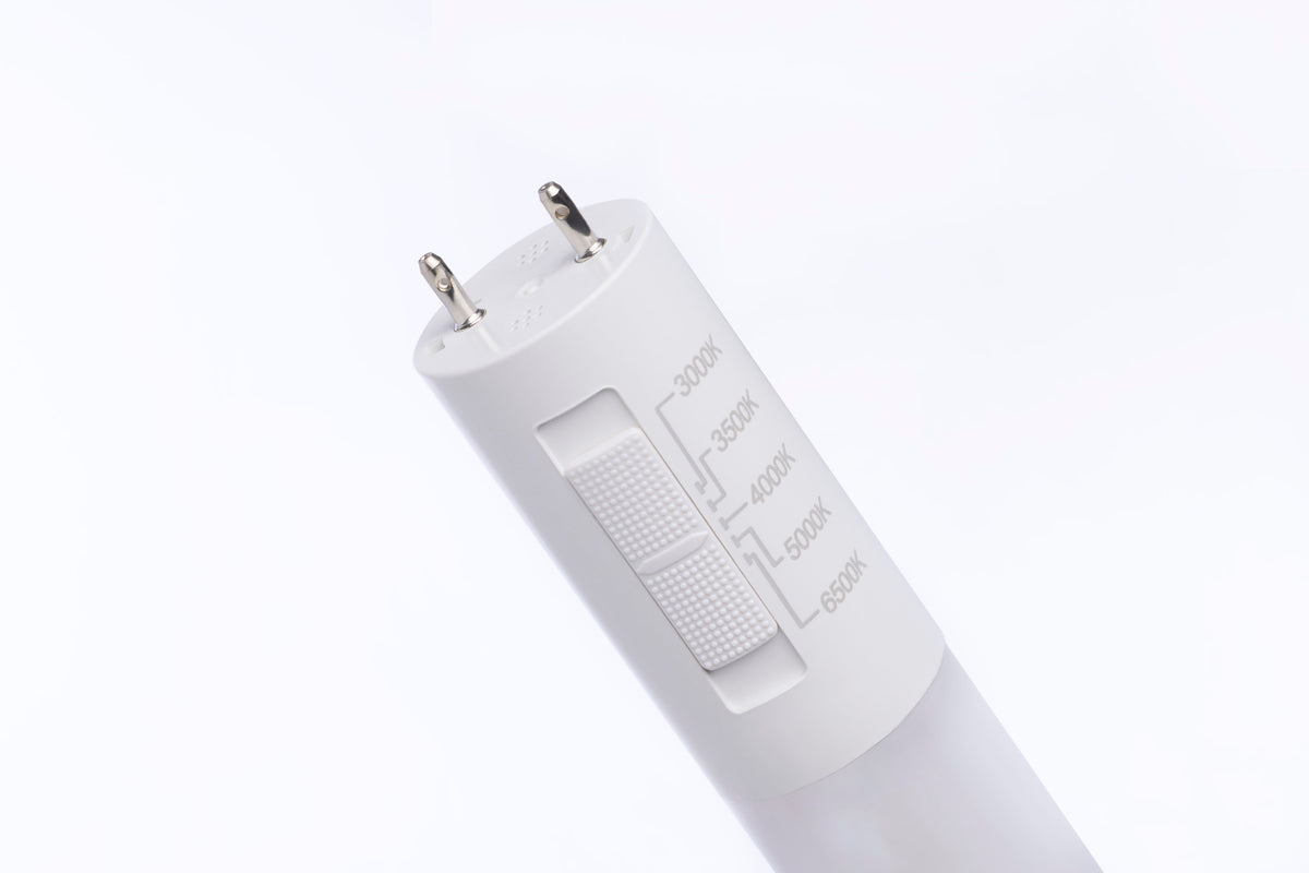 12 Watt - 36-Inch - T8 LED - 3K/35K/4K/5K/65K CCT - G13 Base - Type B - Frost Finish - Non-Dim - 120-347 Volt