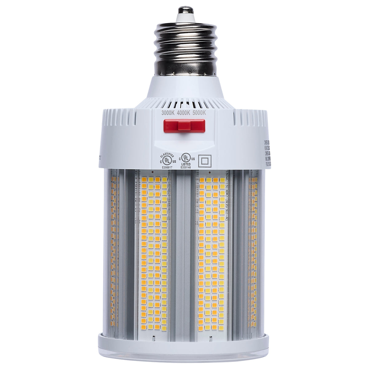 150/115/80 Watt - 30K/40K/50K CCT - Field Selectable LED - Corncob - Mogul Extended Base - 120-277 Ranged Voltage - 450 Watt HID Replacement
