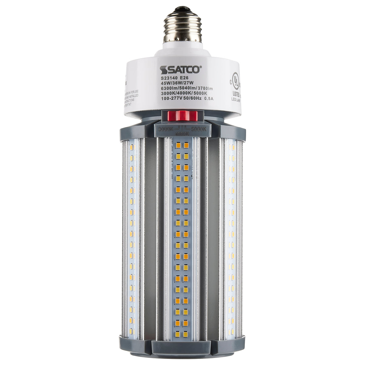 45/36/27 Wattage Selectable - LED HID Replacement - CCT Selectable - Type B - Ballast Bypass - Medium base - 120-277 Volt - ColorQuick Technology - PowerQuick Technology
