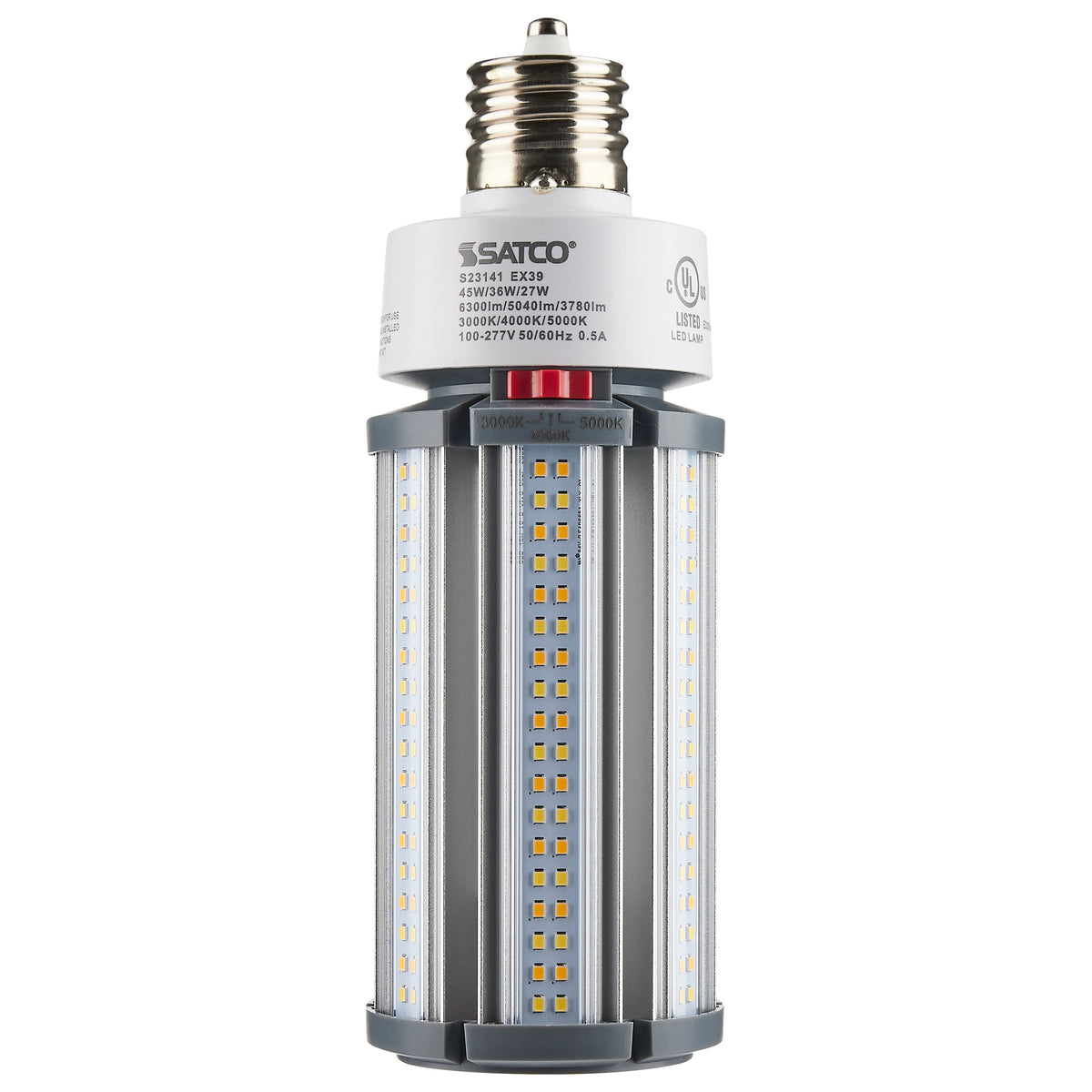 45/36/27 Wattage Selectable - LED HID Replacement - CCT Selectable - Type B - Ballast Bypass - Extended Mogul base - 120-277 Volt - ColorQuick Technology - PowerQuick Technology