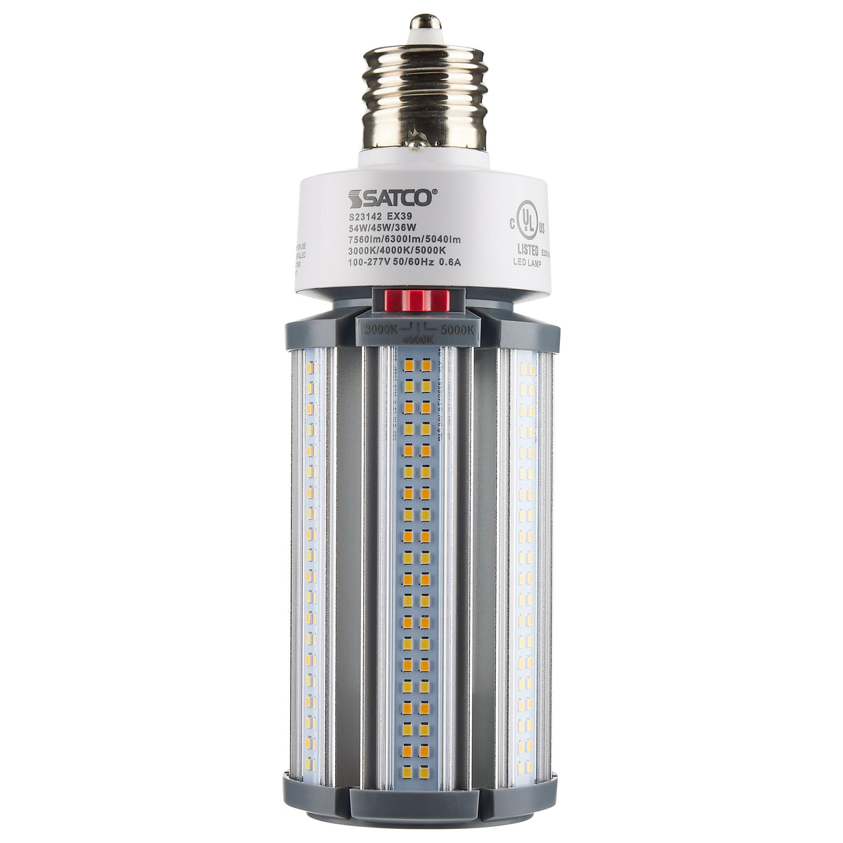 54/45/36 Wattage Selectable - LED HID Replacement - CCT Selectable - Type B - Ballast Bypass - Extended Mogul base - 120-277 Volt - ColorQuick Technology - PowerQuick Technology