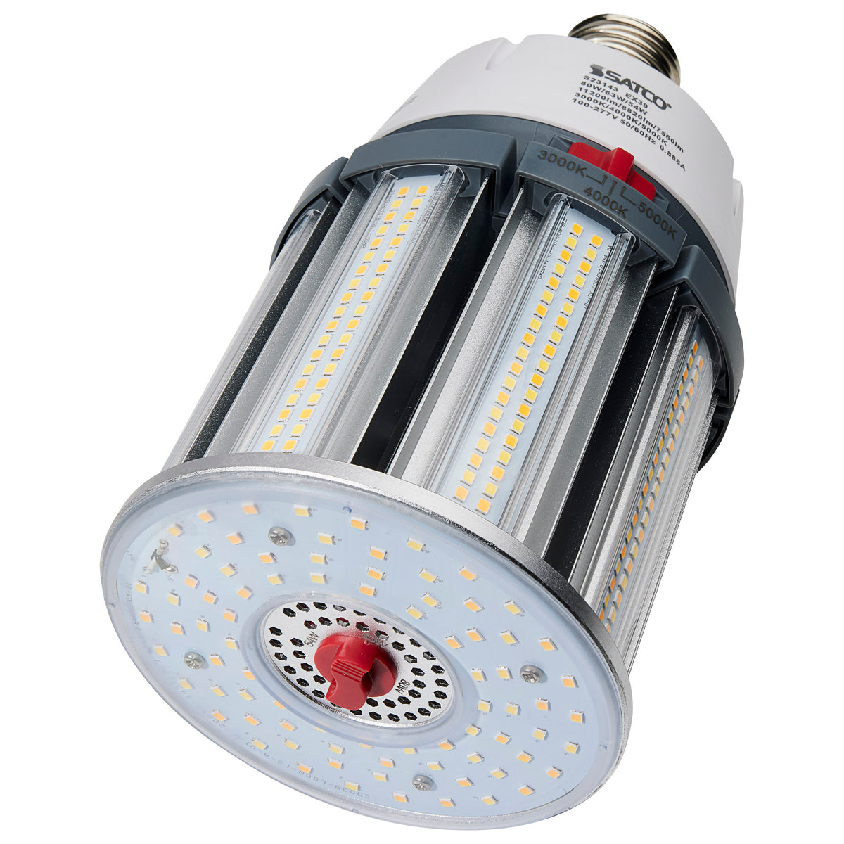 80/63/54 Wattage Selectable - LED HID Replacement - CCT Selectable - Type B - Ballast Bypass - Extended Mogul base - 120-277 Volt - ColorQuick Technology - PowerQuick Technology