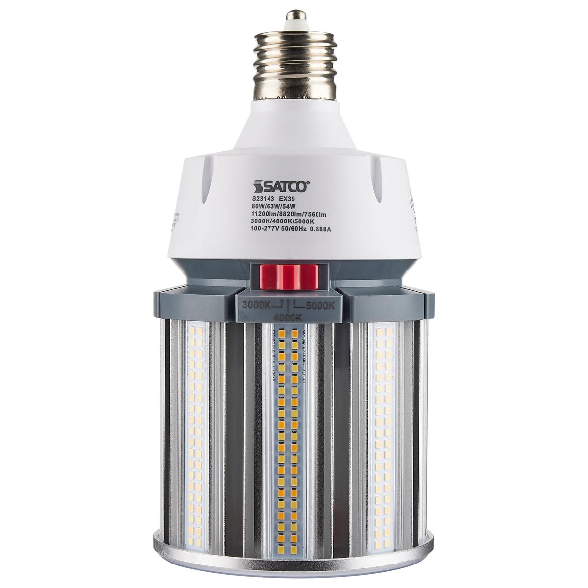 80/63/54 Wattage Selectable - LED HID Replacement - CCT Selectable - Type B - Ballast Bypass - Extended Mogul base - 120-277 Volt - ColorQuick Technology - PowerQuick Technology
