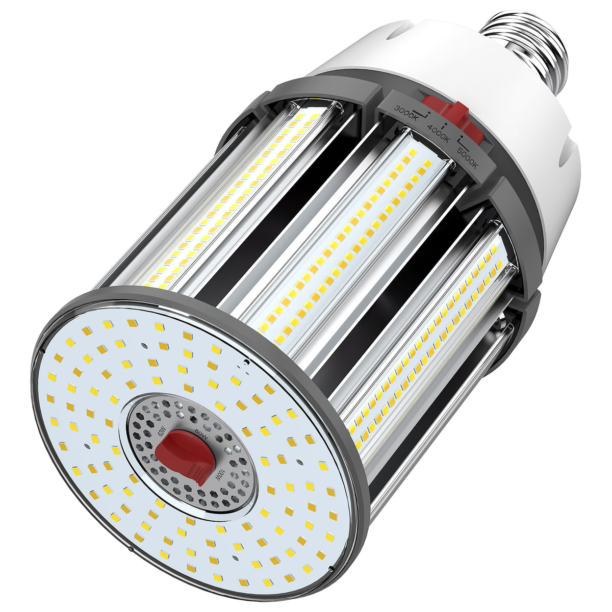 100/80/63 Wattage Selectable - LED HID Replacement - CCT Selectable - Type B - Ballast Bypass - Extended Mogul base - 120-277 Volt - ColorQuick Technology - PowerQuick Technology