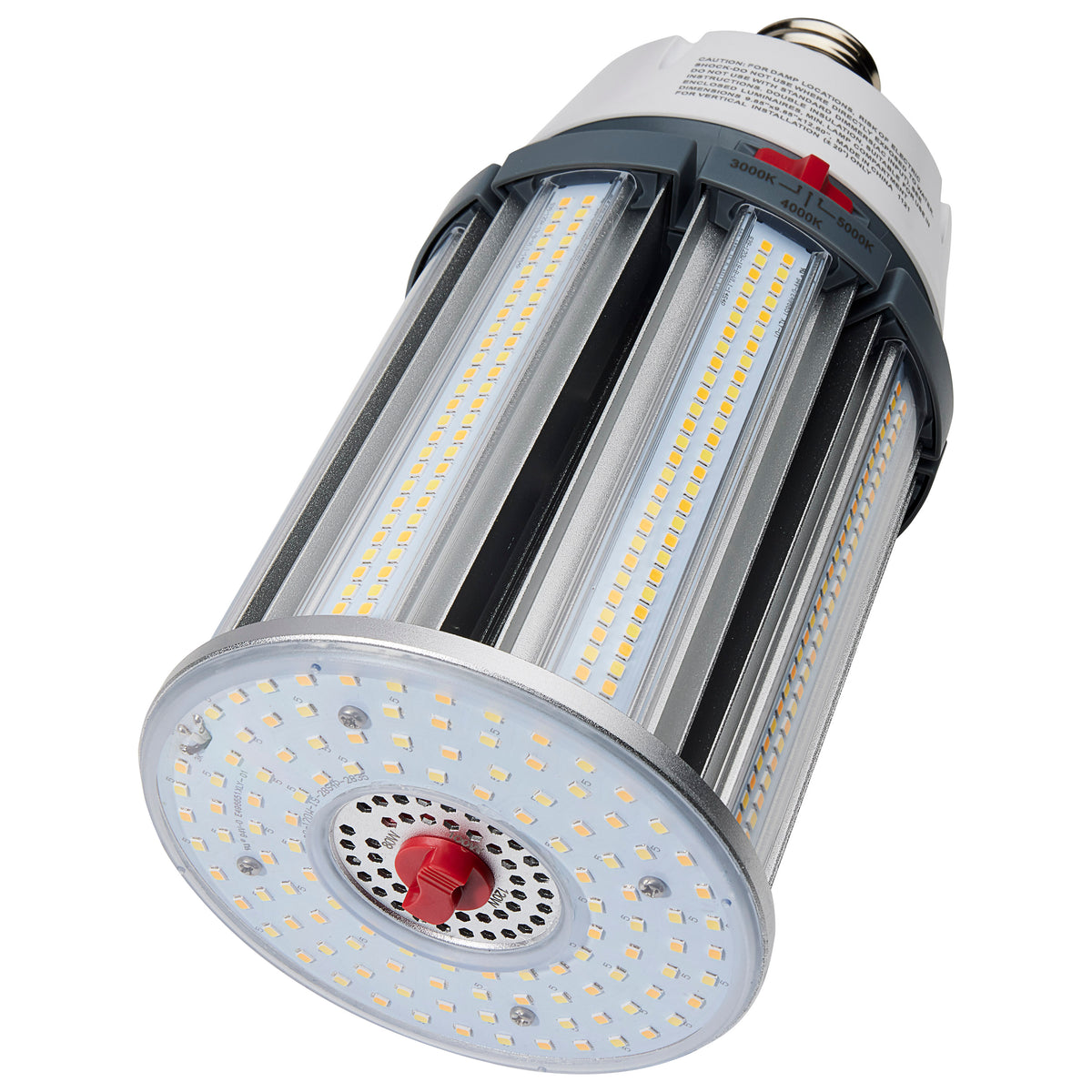 120/100/80 Wattage Selectable - LED HID Replacement - CCT Selectable - Type B - Ballast Bypass - Extended Mogul base - 120-277 Volt - ColorQuick Technology - PowerQuick Technology