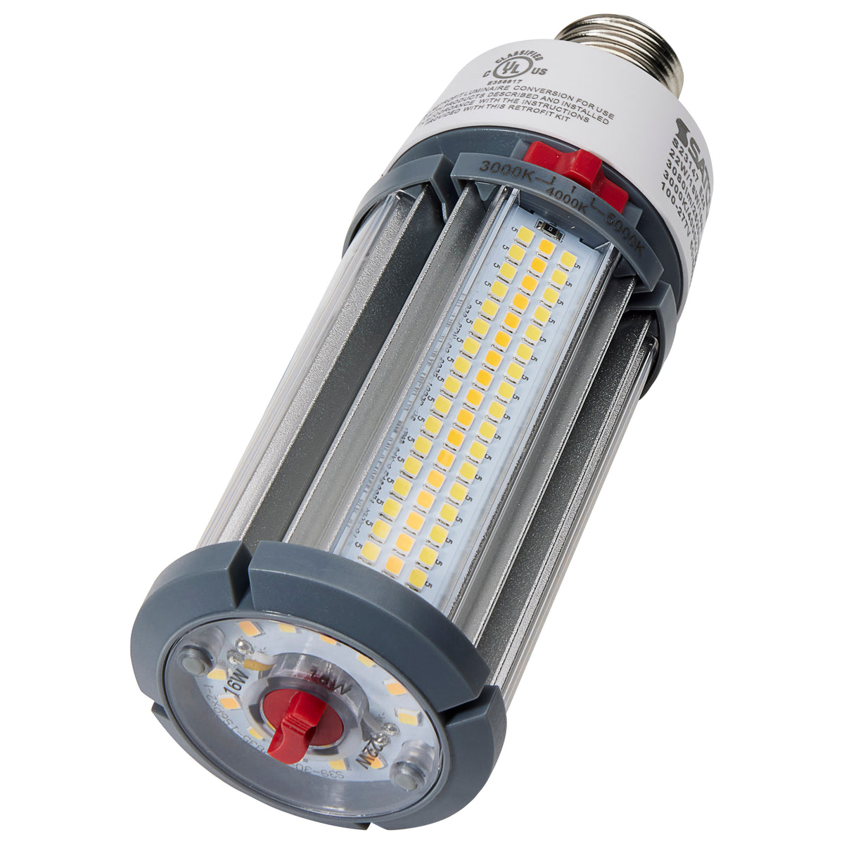 22/18/16 Wattage Selectable - LED HID Replacement - CCT Selectable - Type B - Ballast Bypass - Medium base - 120-277 Volt - ColorQuick Technology - PowerQuick Technology