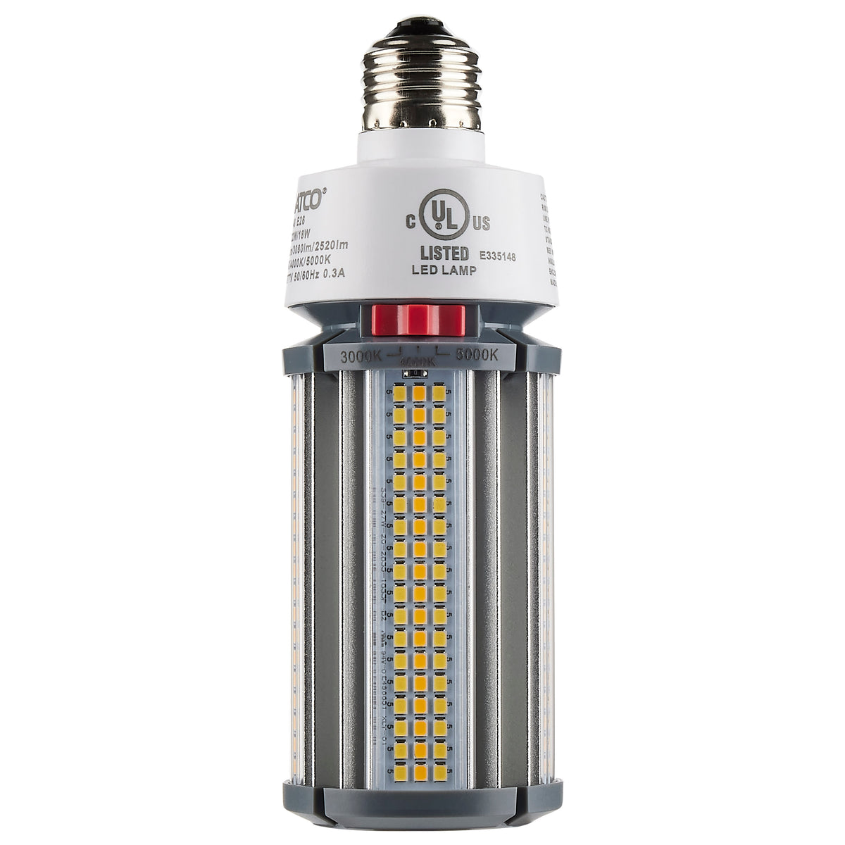 27/22/18 Wattage Selectable - LED HID Replacement - CCT Selectable - Type B - Ballast Bypass - Medium base - 120-277 Volt - ColorQuick Technology - PowerQuick Technology