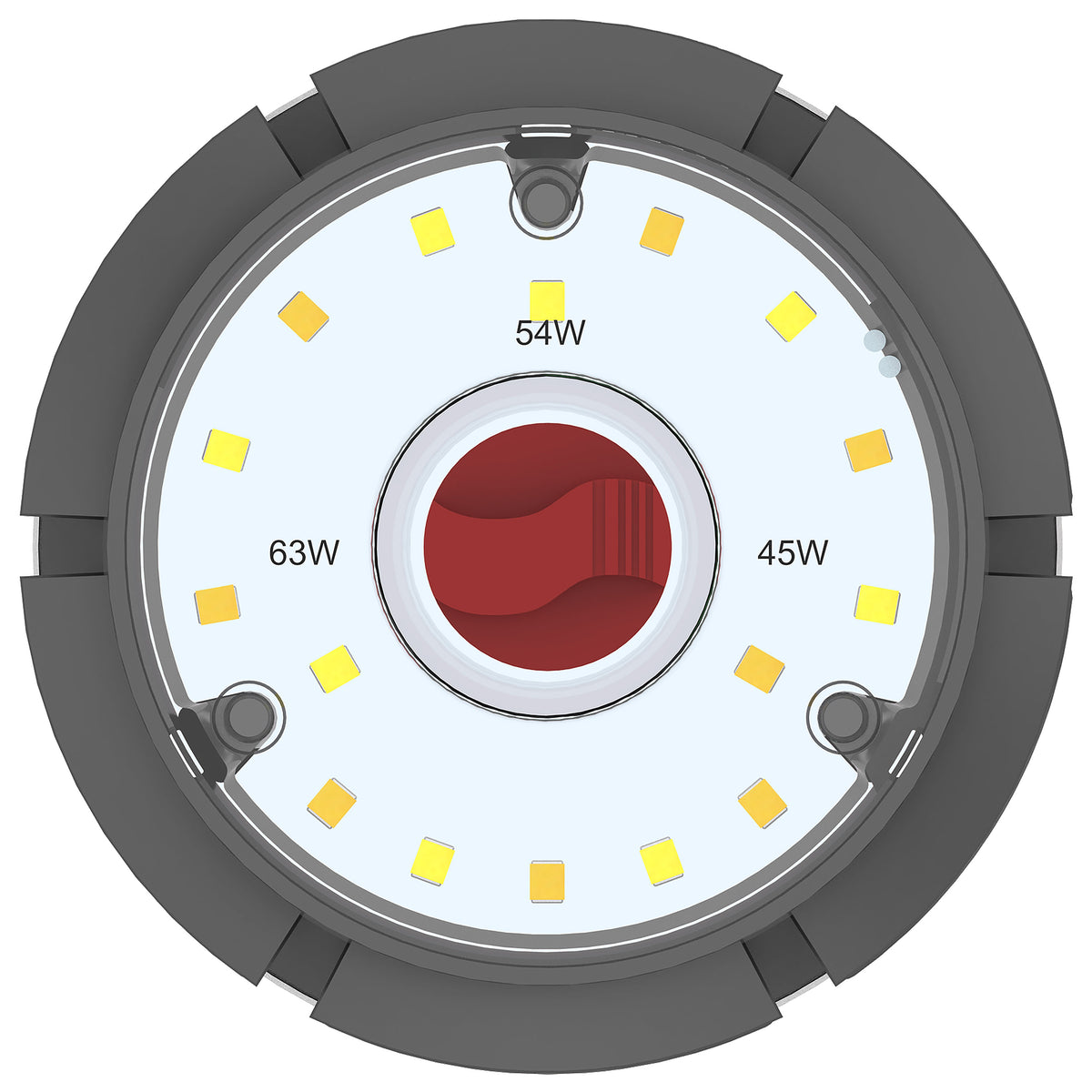 63/54/45 Wattage Selectable - LED HID Replacement - CCT Selectable - Type B - Ballast Bypass - Extended Mogul base - 120-277 Volt - ColorQuick Technology - PowerQuick Technology