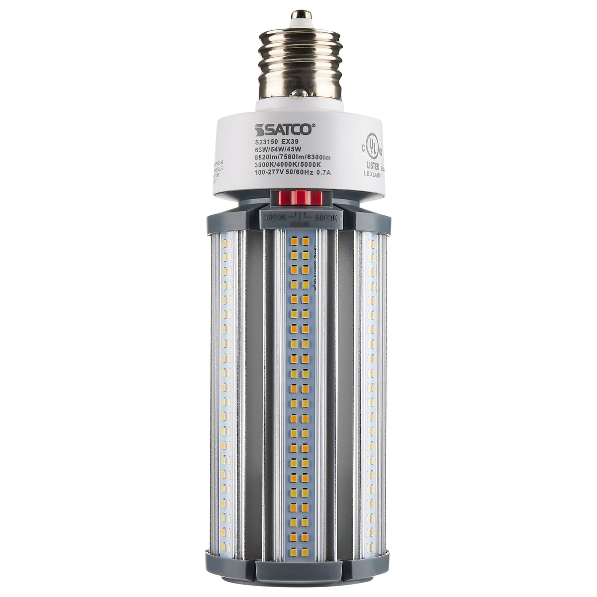 63/54/45 Wattage Selectable - LED HID Replacement - CCT Selectable - Type B - Ballast Bypass - Extended Mogul base - 120-277 Volt - ColorQuick Technology - PowerQuick Technology