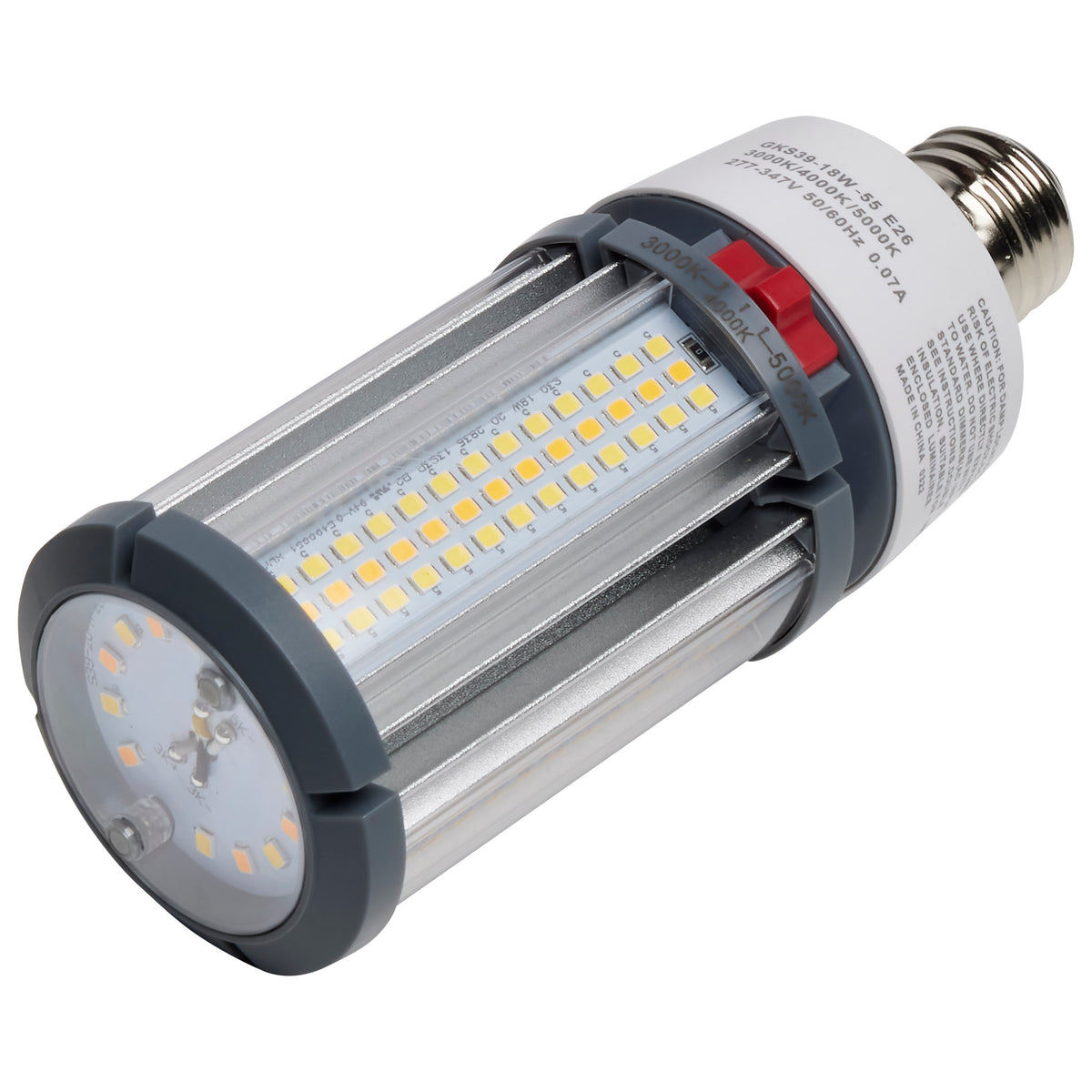 18 Watt LED HID Replacement - CCT Selectable - Type B - Ballast Bypass - Medium Base - 277-347 Volt - ColorQuick Technology