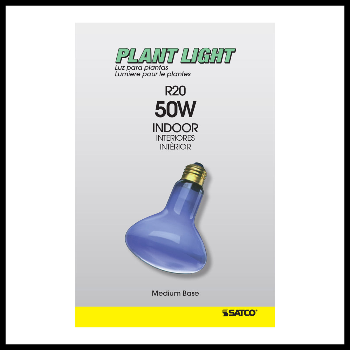 50 Watt R20 Incandescent - Grow - 2000 Average rated hours - Medium base - 120 Volt