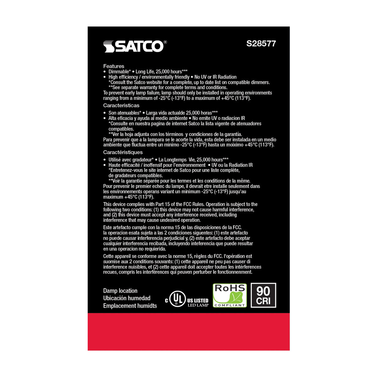 6 Watt - R20 LED - 3000K - Medium base - 120 Volt
