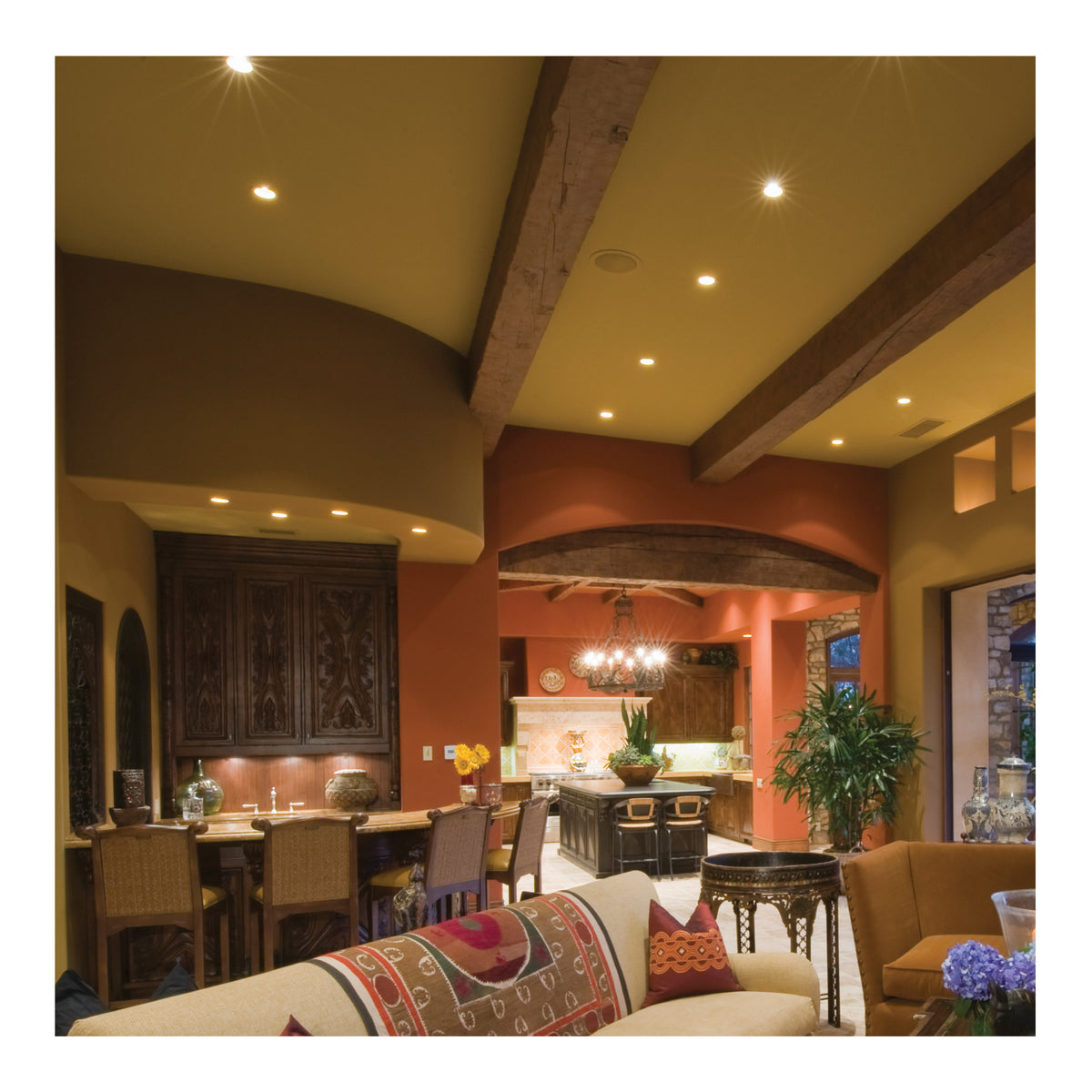 13 Watt - BR40 LED - 3000K - Medium base - 120 Volt