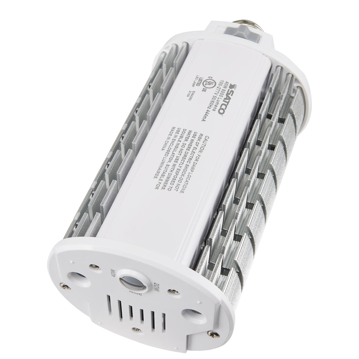 20/30/40 Wattage Selectable - LED Hi-Pro Wall Pack - CCT Selectable 3K/4K/5K - Type B - Ballast Bypass - Medium base - 120-277 Volt - ColorQuick Technology - PowerQuick Technology