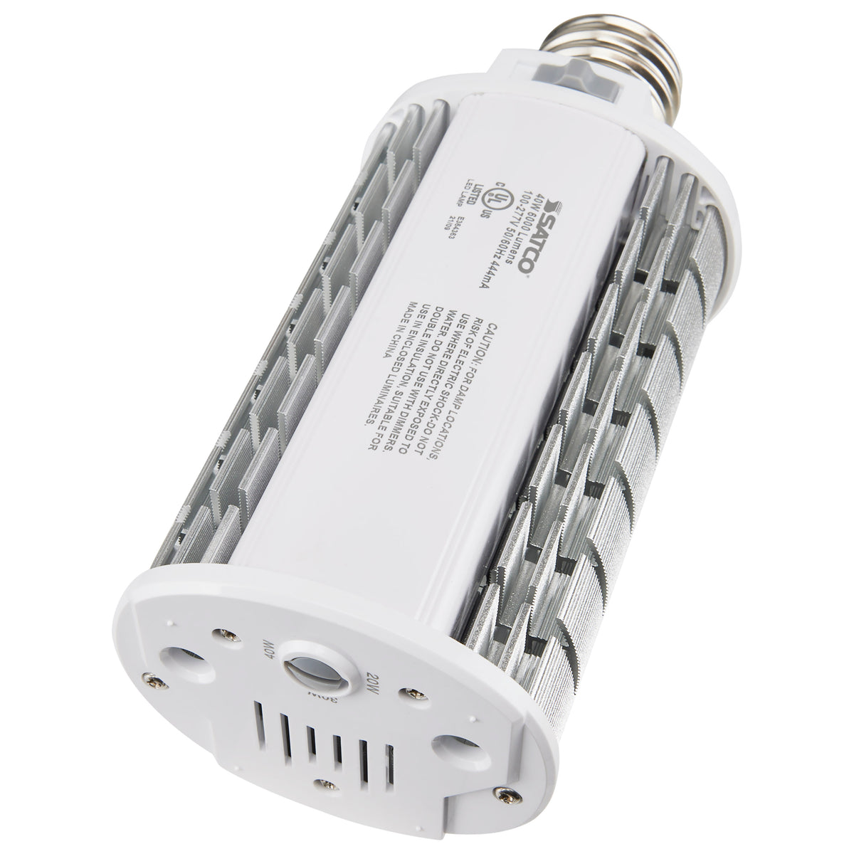 20/30/40 Wattage Selectable - LED Hi-Pro Wall Pack - CCT Selectable 3K/4K/5K - Type B - Ballast Bypass - Extended Mogul base - 120-277 Volt - ColorQuick Technology - PowerQuick Technology