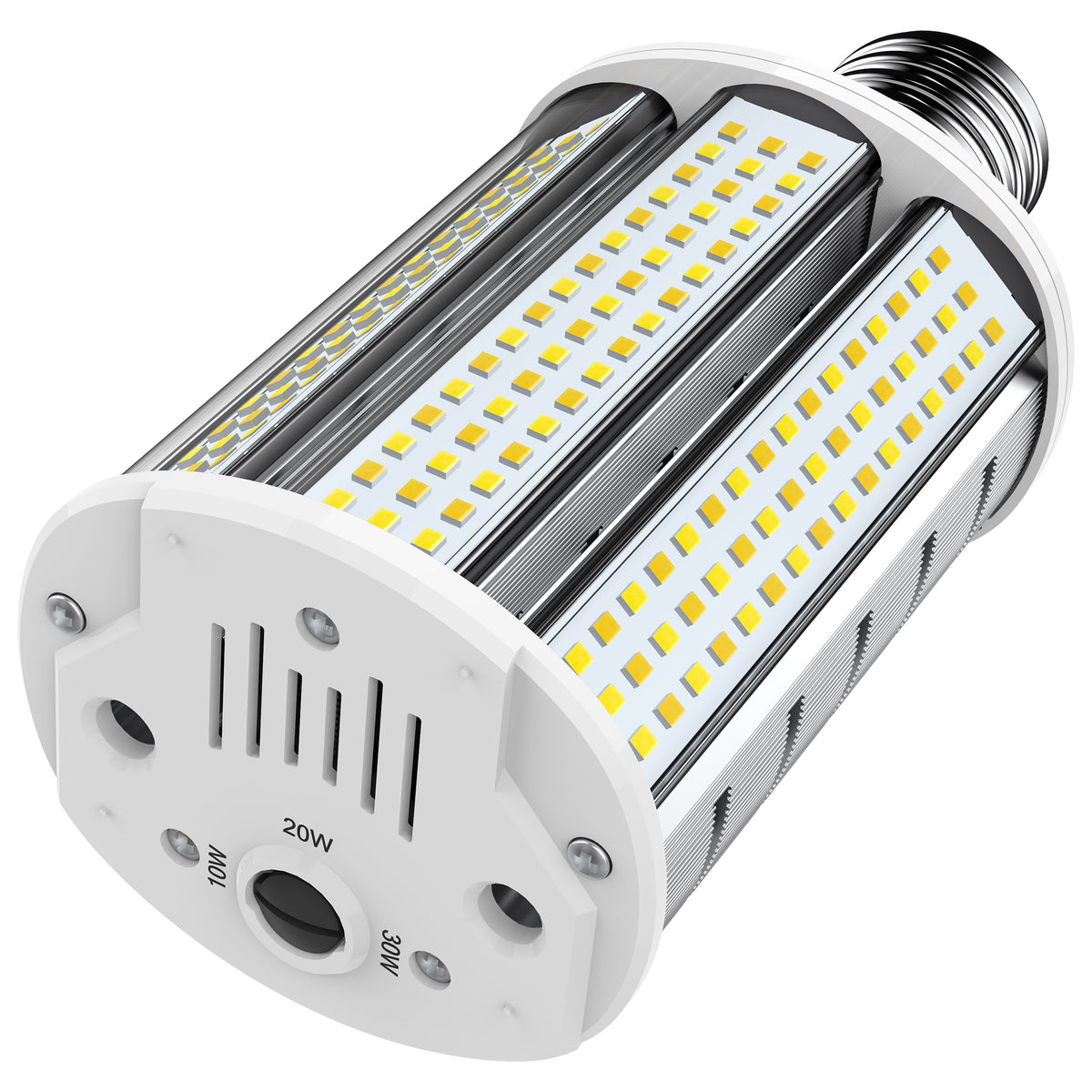10/20/30 Wattage Selectable - LED Hi-Pro Wall Pack - CCT Selectable 3K/4K/5K - Type B - Ballast Bypass - Medium base - 120-277 Volt - ColorQuick Technology - PowerQuick Technology