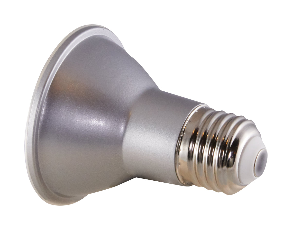 6.5 Watt - PAR20 LED - 3500K - 40 deg. Beam Angle - Medium base - 120 Volt