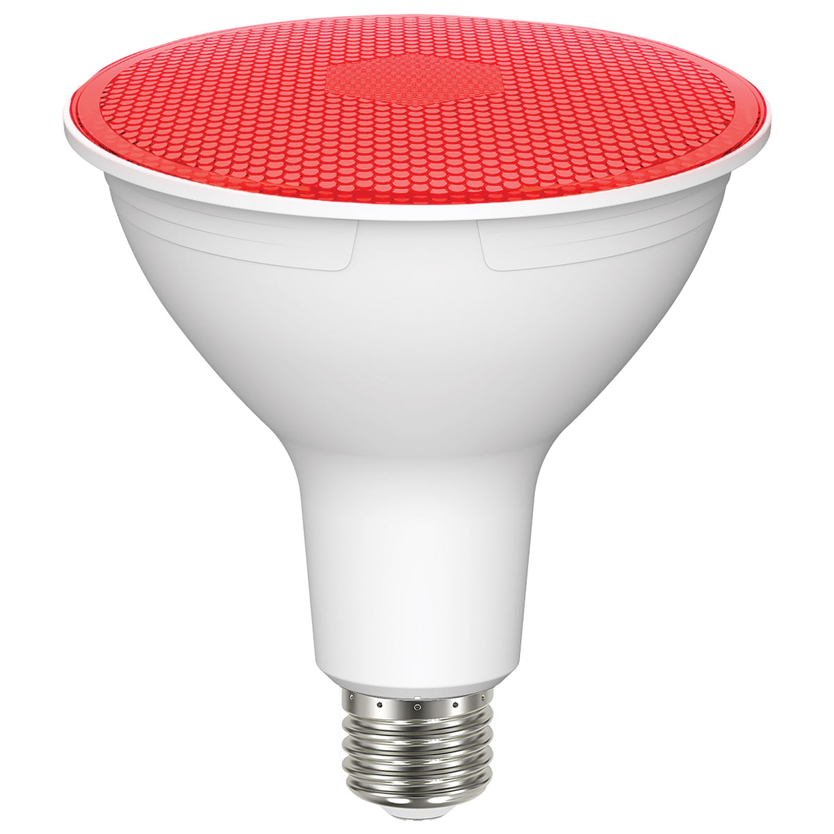 11.5 Watt PAR38 LED - Red - 90 degree Beam Angle - Medium base - 120 Volt for commercial spaces and retail spaces